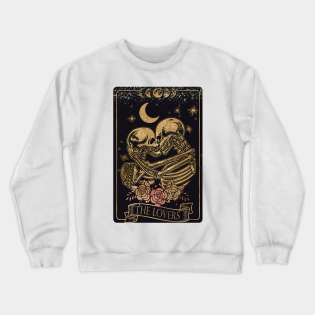 The Lovers Tarot Card Crewneck Sweatshirt by BAB